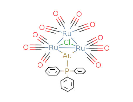 Ru3(μ-AuPPh3)(μ-Cl)(CO)10