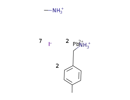 (CH3NH3)(4-CH3C6H4CH2)2Pb2I7