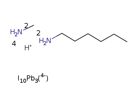 [(hexylammonium)2(methylammonium)2Pb3I10]