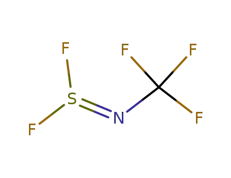 Molecular Structure of 1512-14-7 (Difluoro[(trifluoromethyl)imino] sulfur(IV))
