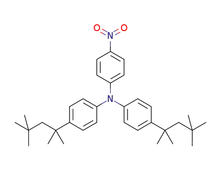 4-nitro-N,N-bis(4-(2,4,4-trimethylpentan-2-yl)phenyl)aniline