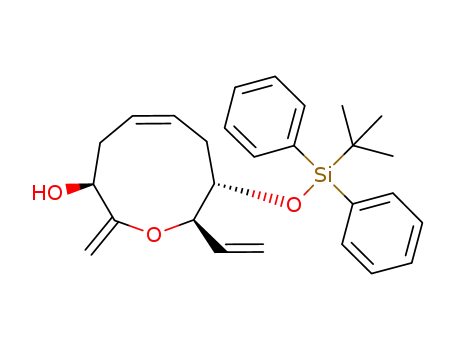 (3S,5Z,8S,9R)-2-methylene-3-hydroxy-8-(tert-butyldiphenylsilanyloxy)-9-vinyl-2,3,4,7,8,9-hexahydrooxonine