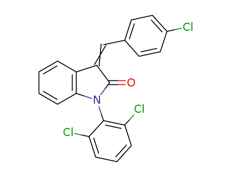 1-{[(2,6-dichlorophenyl)-3-(4-chlorophenyl)]methylene}-1,3-dihydroindol-2-one