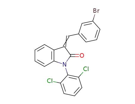 1-(2,6-dichlorophenyl)-3-(3-bromobenzylidene)-1,3-dihydroindol-2-one