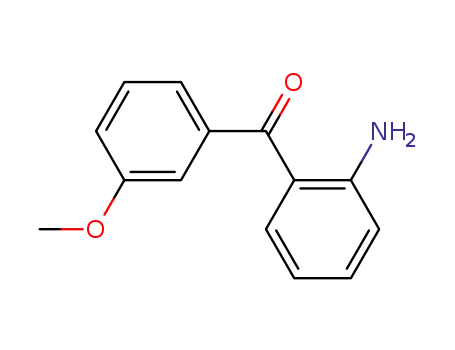 Molecular Structure of 38824-11-2 (Methanone, (2-aminophenyl)(3-methoxyphenyl)-)