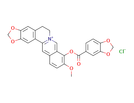 9-O-(piperonyl)berberrubine chloride