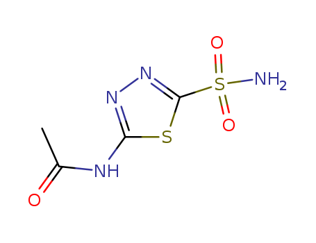 Acetamide, N-[5-(aminosulfonyl)-1,3,4-thiadiazol-2-yl]-(59-66-5)