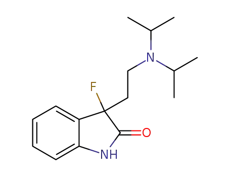 3-[2-(N,N-diisopropylamino)ethyl]-3-fluoro-2-oxoindole
