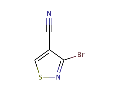 3-bromoisothiazole-4-carbonitrile