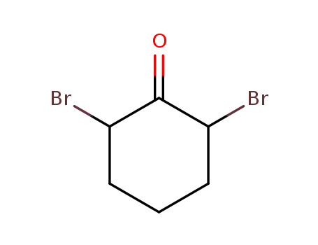Molecular Structure of 34006-70-7 (Cyclohexanone, 2,6-dibromo-)