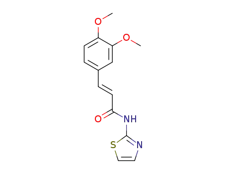(2E)-3-(3,4-dimethoxyphenyl)-N-1,3-thiazol-2-ylacrylamide