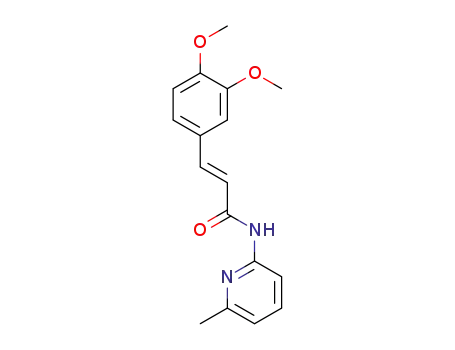 (2E)-3-(3,4-dimethoxyphenyl)-N-(6-methylpyridin-2-yl)acrylamide