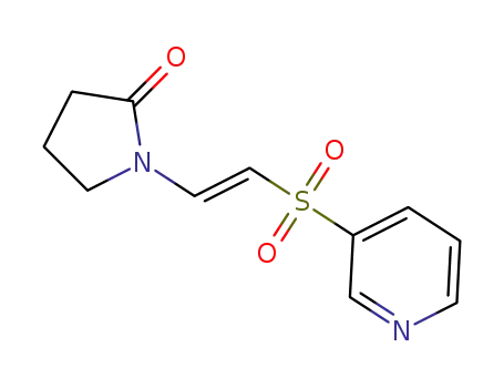 (E)-1-(2-(pyridin-3-ylsulfonyl)vinyl)pyrrolidin-2-one