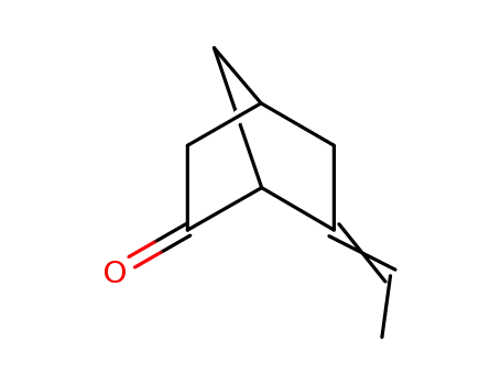Molecular Structure of 79657-43-5 (Bicyclo[2.2.1]heptan-2-one, 6-ethylidene-)
