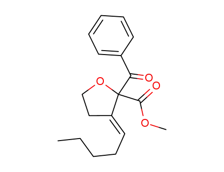 methyl (E)-2-benzoyl-3-pentylidenetetrahydrofuran-2-carboxylate