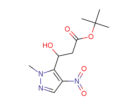 tert-butyl 3-hydroxy-3-(1-methyl-4-nitro-1H-pyrazol-5-yl)propanoate