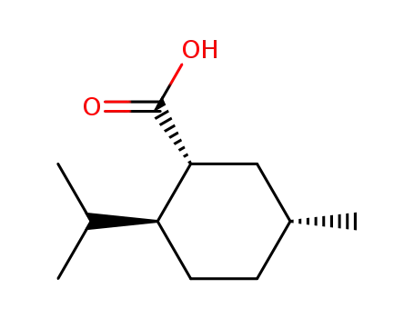 Molecular Structure of 16052-40-7 ([1R-(1alpha,2beta,5alpha)]-2-(isopropyl)-5-methylcyclohexanecarboxylic acid)