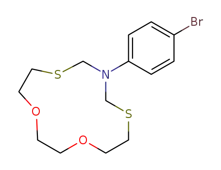 N-(p-bromphenyl)-1,11-dioxa-4,8-dithia-6-azacyclotridecane