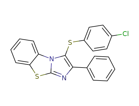 3-((4-chlorophenyl)thio)-2-phenylbenzo[d]imidazo[2,1-b]thiazole