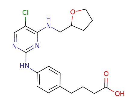 4-(4-(5-chloro-4-((tetrahydrofuran-2-yl)methylamino)pyrimidin-2-ylamino)phenyl)butanoic acid