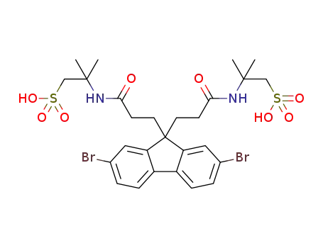 9,9-bis(3-propylamide-2-methylpropyl sulfonic acid)fluorene