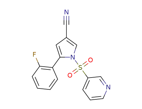 5-(2-fluorophenyl)-1-(pyridin-3-yl-sulfonyl)-1H-pyrrole-3-carbonitrile