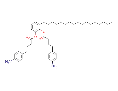 3-hepta-1,2-phenylene bis(4-aminophenyl)butanoate