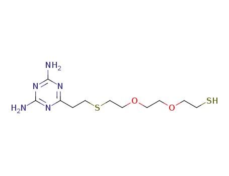 2,4-diamino-6-(2-{2-[2-(2-mercaptoethoxy)ethoxy]ethylthio}ethyl)-1,3,5-triazine