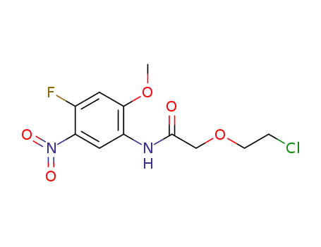 2-(2-chloroethoxy)-N-(4-fluoro-2-methoxy-5-nitrophenyl)acetamide