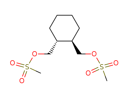 186204-35-3,(R,R)-1,2-Bis(methanesulfonyloxymethyl)cyclohexane,(1R,2R)-1,2-Cyclohexanediylbis(methylene) dimethanesulfonate;