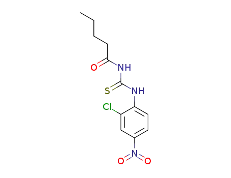 N-[(2-chloro-4-nitrophenyl)carbamothioyl]pentanamide