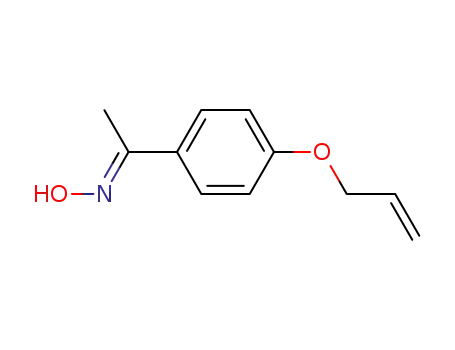 Molecular Structure of 2089-30-7 (Ethanone, 1-[4-(2-propenyloxy)phenyl]-, oxime)