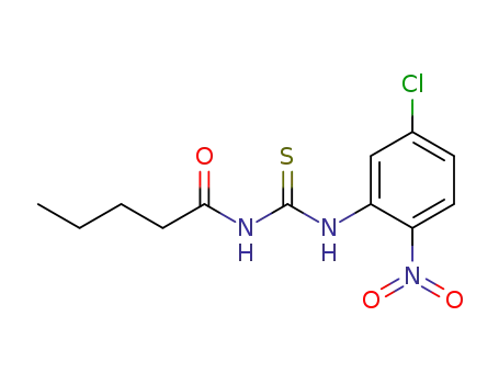 N-[(5-chloro-2-nitrophenyl)carbamothioyl]pentanamide