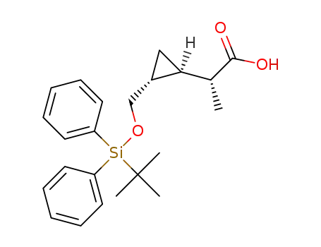 (1R,2R)-2-(t-butyldiphenylsilyloxy)methyl-1-((1R)-1-methyl(carboxymethyl))cyclopropane