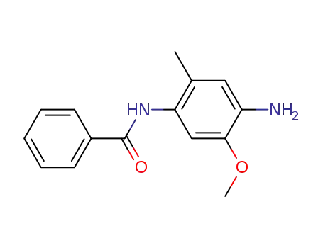 Molecular Structure of 99-21-8 (N-(4-AMINO-5-METHOXY-2-METHYLPHENYL)BENZAMIDE)