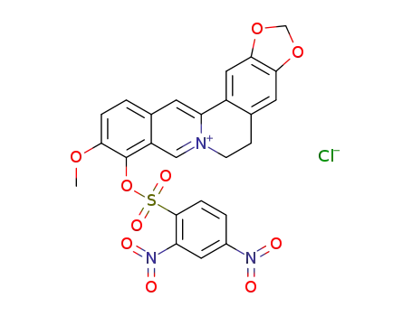 9-O-(2,4-dinitrobenzenesulfonyl)berberrubine