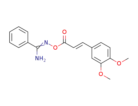 N'-{[(2E)-3-(3,4-dimethoxyphenyl)prop-2-enoyl]oxy}benzenecarboximidamide