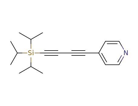 4-((triisopropylsilyl)-buta-1,3-diyn-1-yl)pyridine