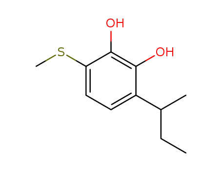 3-(sec-butyl)-6-(methylthio)benzene-1,2-diol