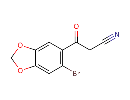 3-(6-bromobenzo[d][1,3]dioxol-5-yl)-3-oxopropanenitrile
