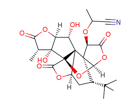 10-O-(1-cyanoethyl)ginkgolide B