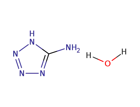 Molecular Structure of 15454-54-3 (5-AMINOTETRAZOLE MONOHYDRATE)