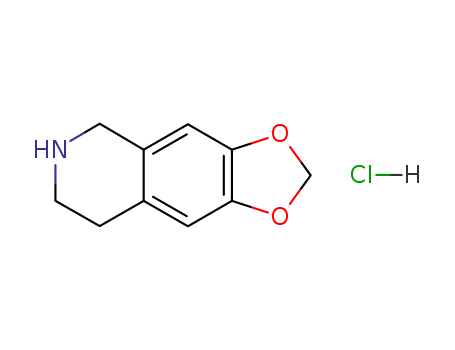 1,3-Dioxolo[4,5-g]isoquinoline,5,6,7,8-tetrahydro-, hydrochloride (1:1)