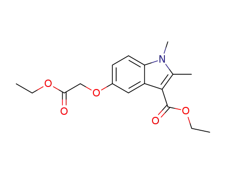 1-methyl-3-ethoxycarbonyl-5-ethoxycarbonylmethoxy-2-methylindole