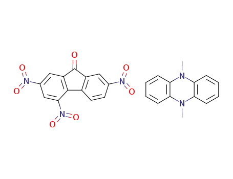 2,4,7-Trinitro-fluoren-9-one; compound with 5,10-dimethyl-5,10-dihydro-phenazine