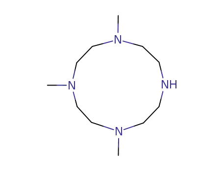 Molecular Structure of 99892-23-6 (1,4,7,10-Tetraazacyclododecane, 1,4,7-trimethyl-)