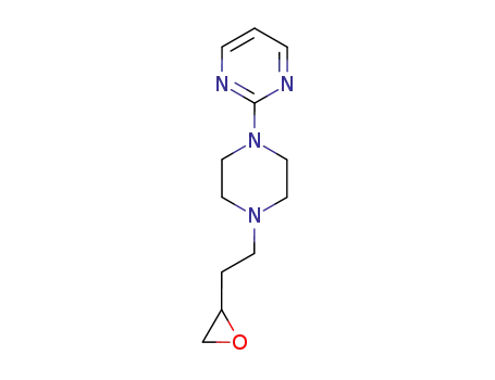 Molecular Structure of 138274-13-2 (Pyrimidine, 2-[4-(2-oxiranylethyl)-1-piperazinyl]-)