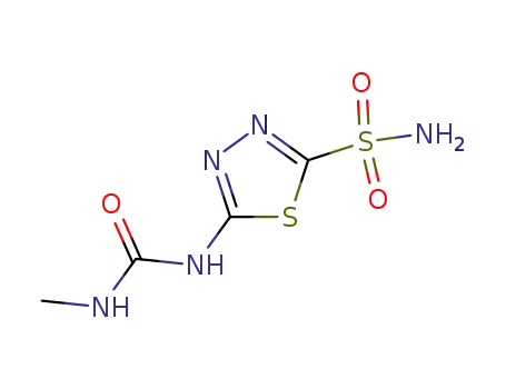 5-(N'-methylureido)-1,3,4-thiadiazole-2-sulfonamide