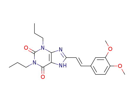(E)-8-(3,4-dimethoxystyryl)-1,3-dipropylxanthine