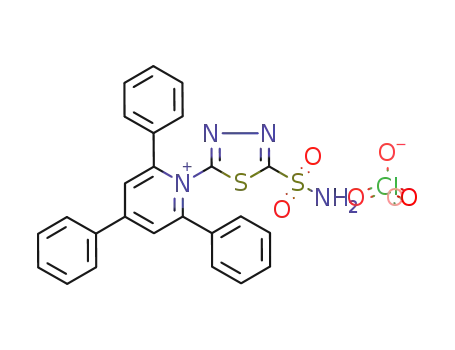 2,4,6-triphenyl-4-methyl-1-(2-sulfonamido-1,3,4-thiadiazol-5-yl)pyridinium perchlorate